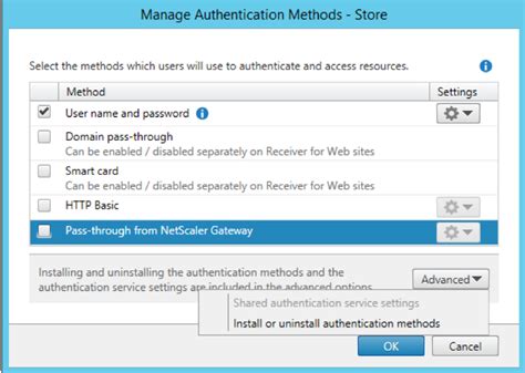 persistent authentication Citrix